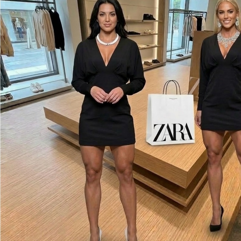 Zara Black Mini Dress